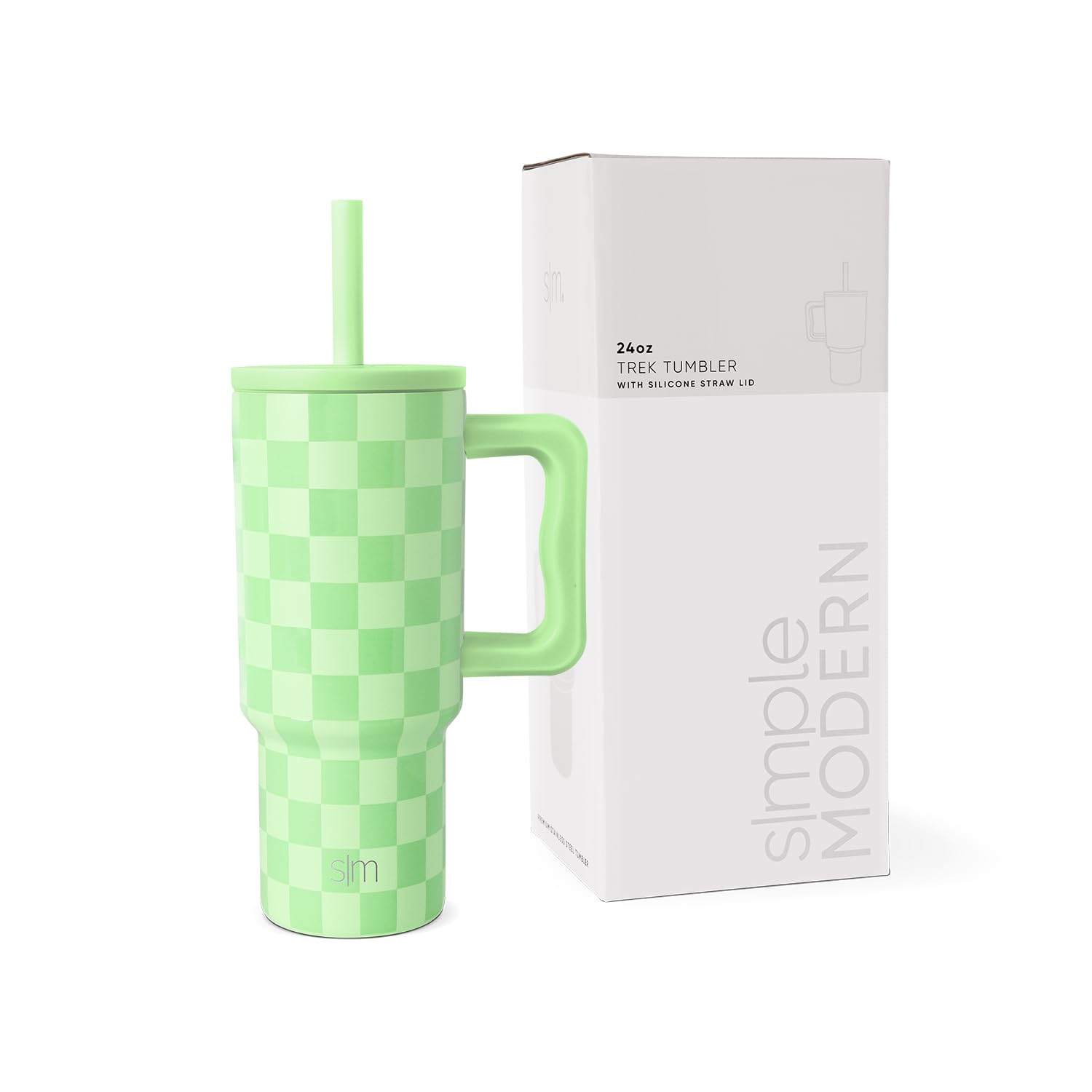 Vaso Simple Modern Kids Trek Lime Checkmate 700 Ml - Venta Internacional.