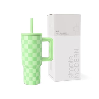 Foto 1 | Vaso Simple Modern Kids Trek Lime Checkmate 700 Ml - Venta Internacional.
