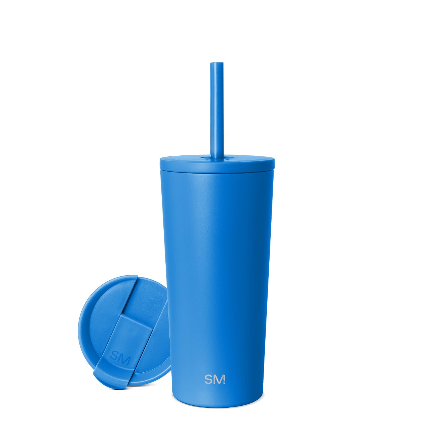 Vaso Aislante Simple Modern Classic, 590 Ml, Color Azul Supersónico - Venta Internacional.