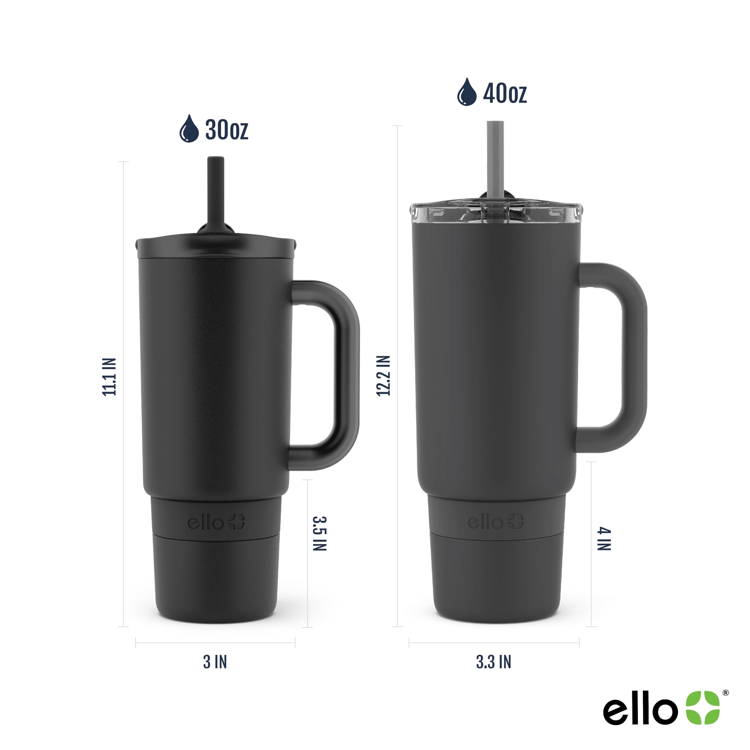 Foto 5 pulgar | Vaso Ello Port De Acero Inoxidable Con Aislamiento Al Vacío De 900 Ml - Venta Internacional.