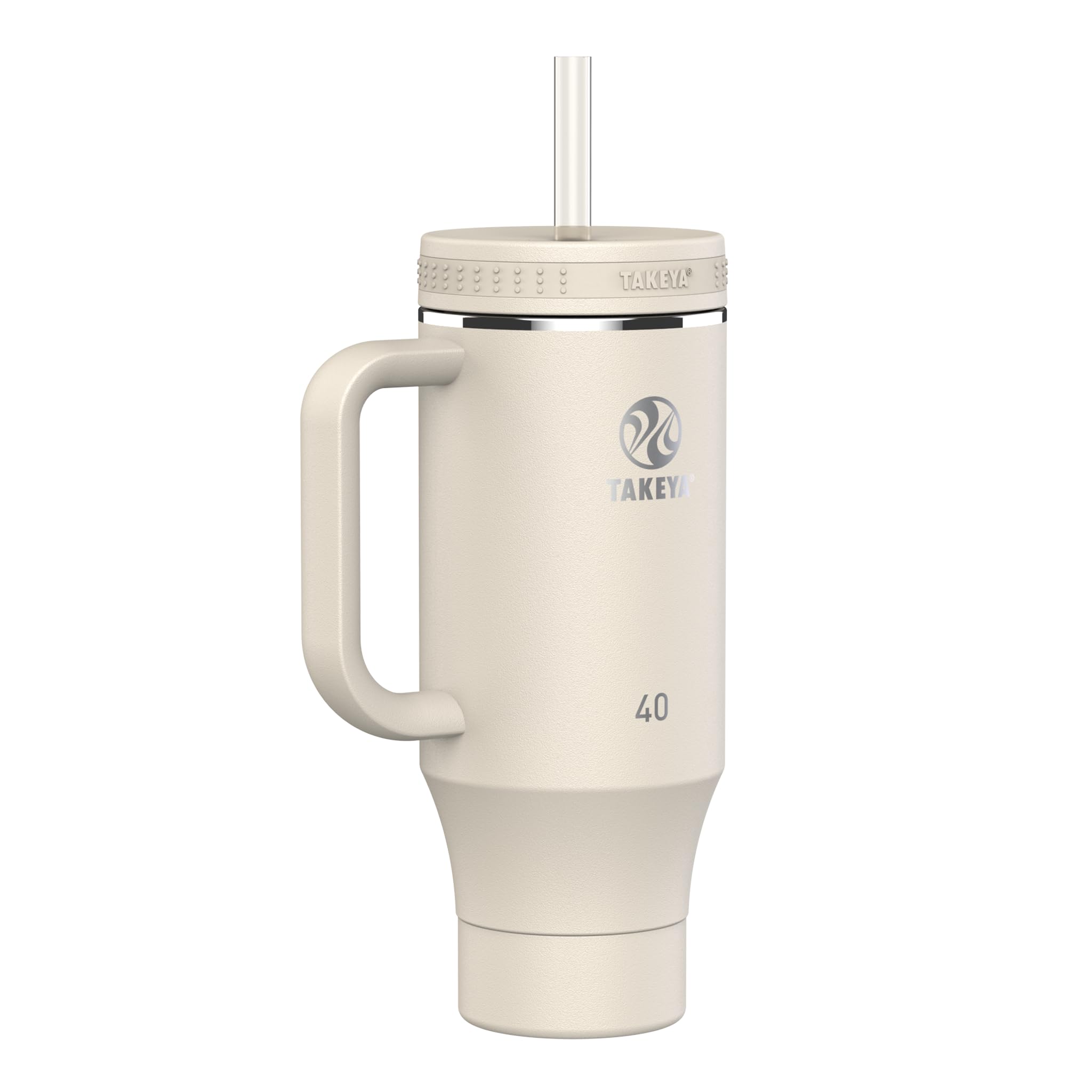 Vaso Takeya Con Mango, Acero Inoxidable, Aislamiento De 1,2 L - Venta Internacional.