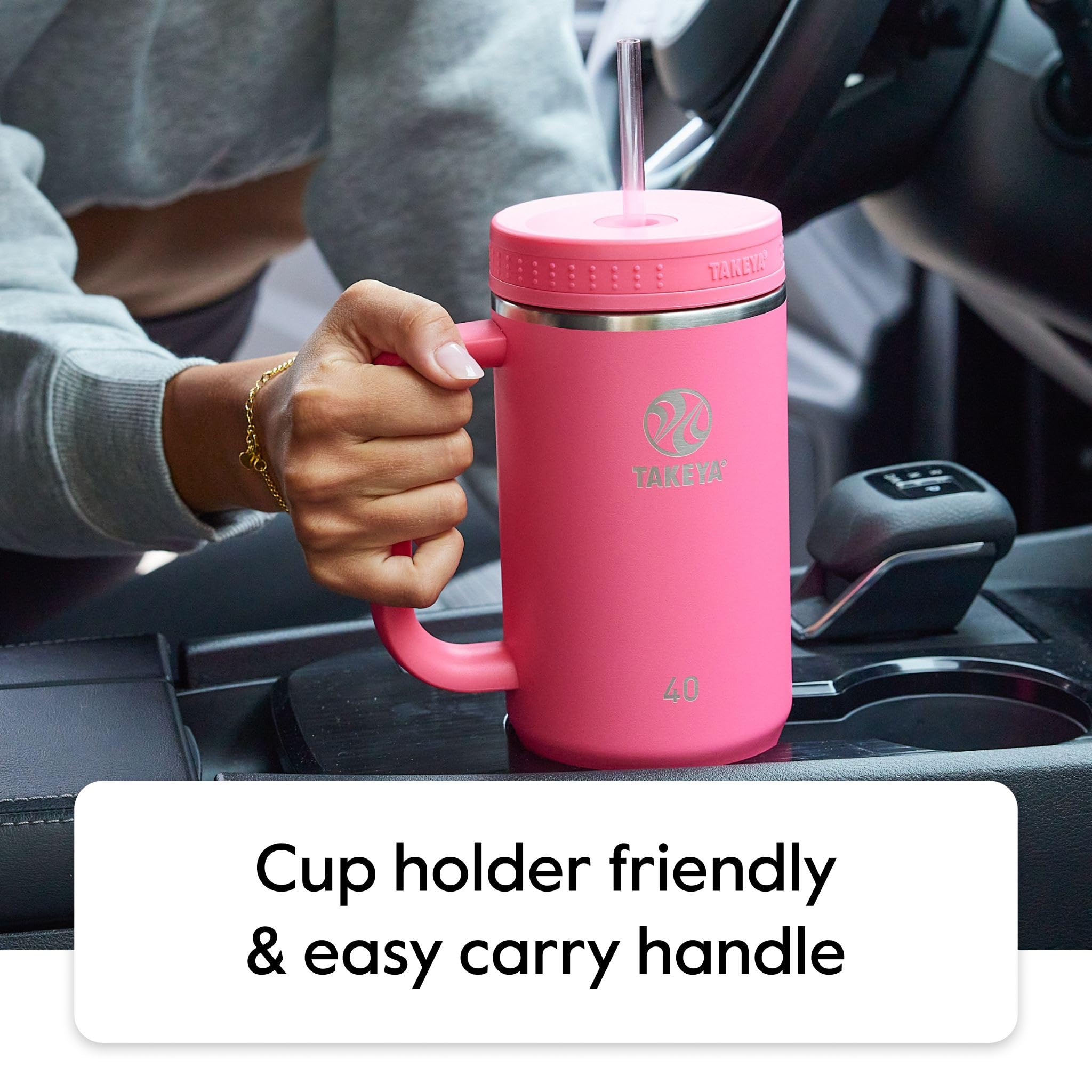 Foto 3 pulgar | Vaso Takeya Con Mango, Acero Inoxidable, Aislamiento De 1,2 L - Venta Internacional.