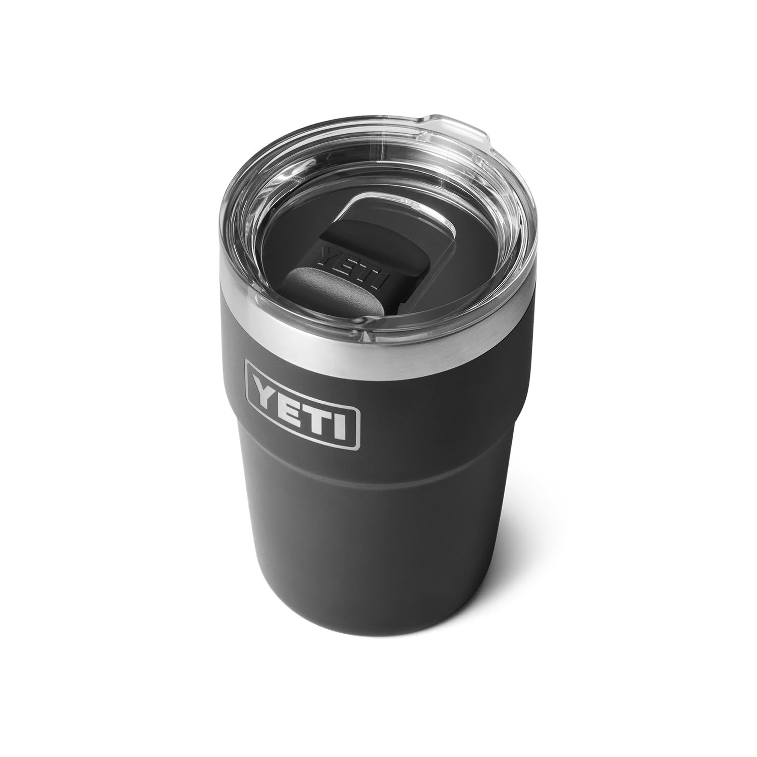 Vaso Yeti Rambler, Apilable, 473 Ml, Con Aislamiento Al Vacío, Negro - Venta Internacional.