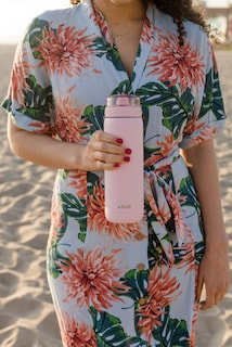 Foto 7 | Botella De Agua Ello Cooper, 650 Ml, Acero Inoxidable, Cachemir, Color Rosa - Venta Internacional.