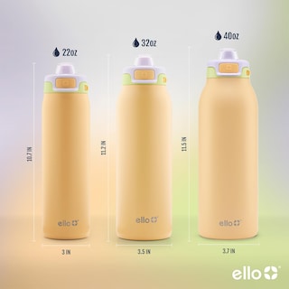 Foto 5 | Botella De Agua Ello Pop & Fill De Acero Inoxidable Sunset De 650 Ml - Venta Internacional.