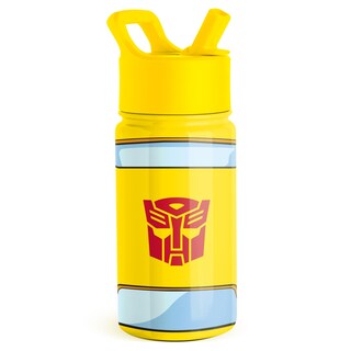 Foto 1 | Botella De Agua Simple Modern Transformers Kids 414 Ml Con Pajita - Venta Internacional.