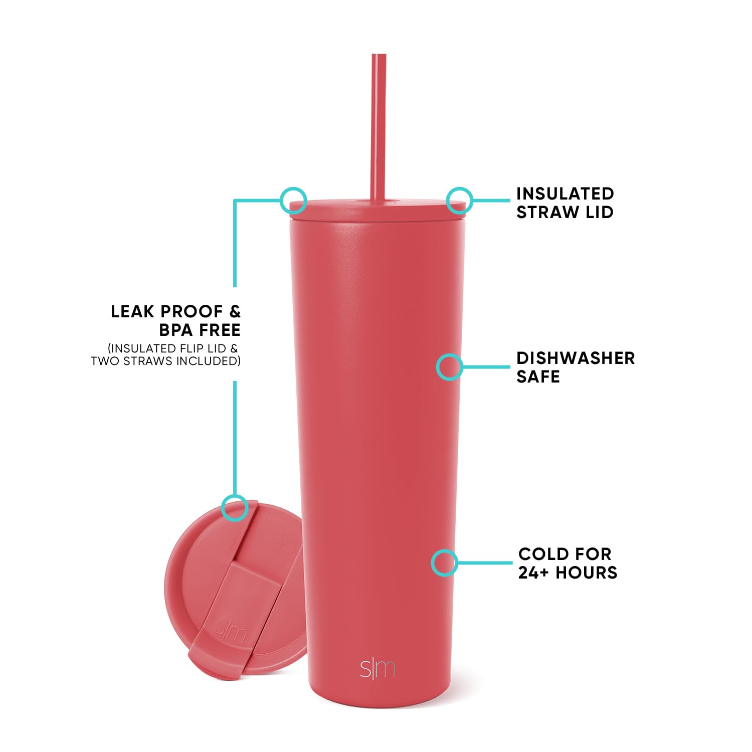Foto 3 pulgar | Vaso Aislante Simple Modern Classic De Acero Inoxidable De 28 Oz - Venta Internacional.