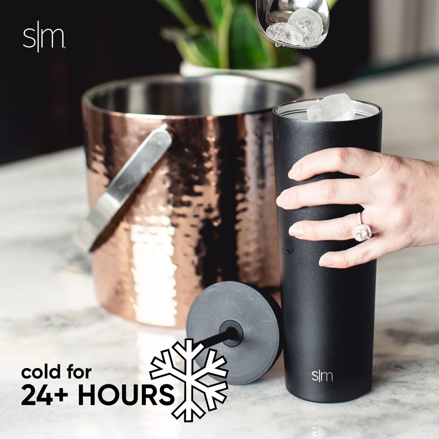 Foto 6 pulgar | Vaso Aislante Simple Modern Classic De Acero Inoxidable De 28 Oz - Venta Internacional.