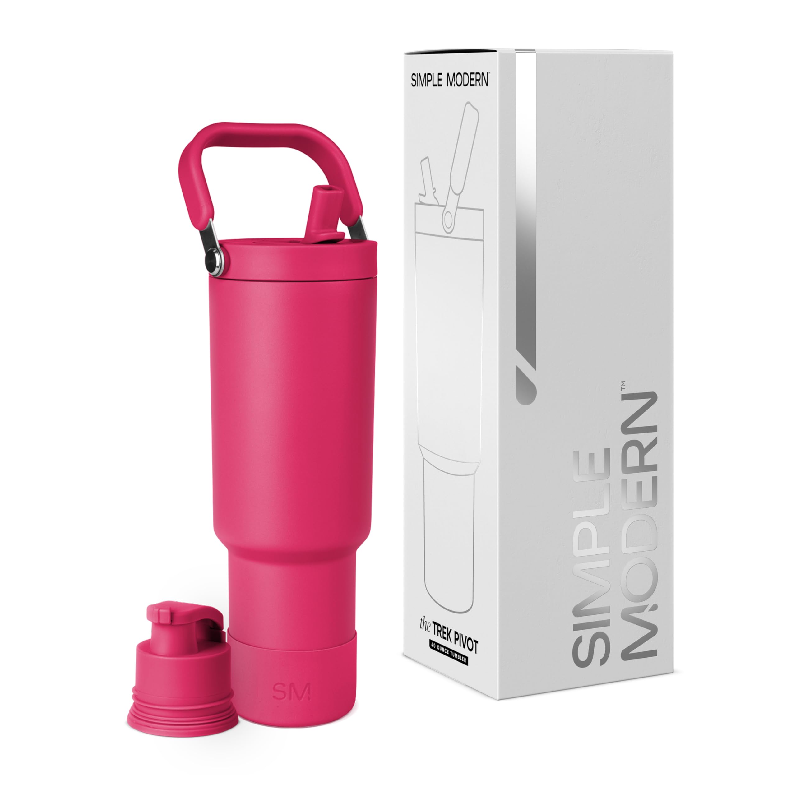 Botella De Agua Simple Modern Trek Pivot 1.2 L Con Asa - Venta Internacional.
