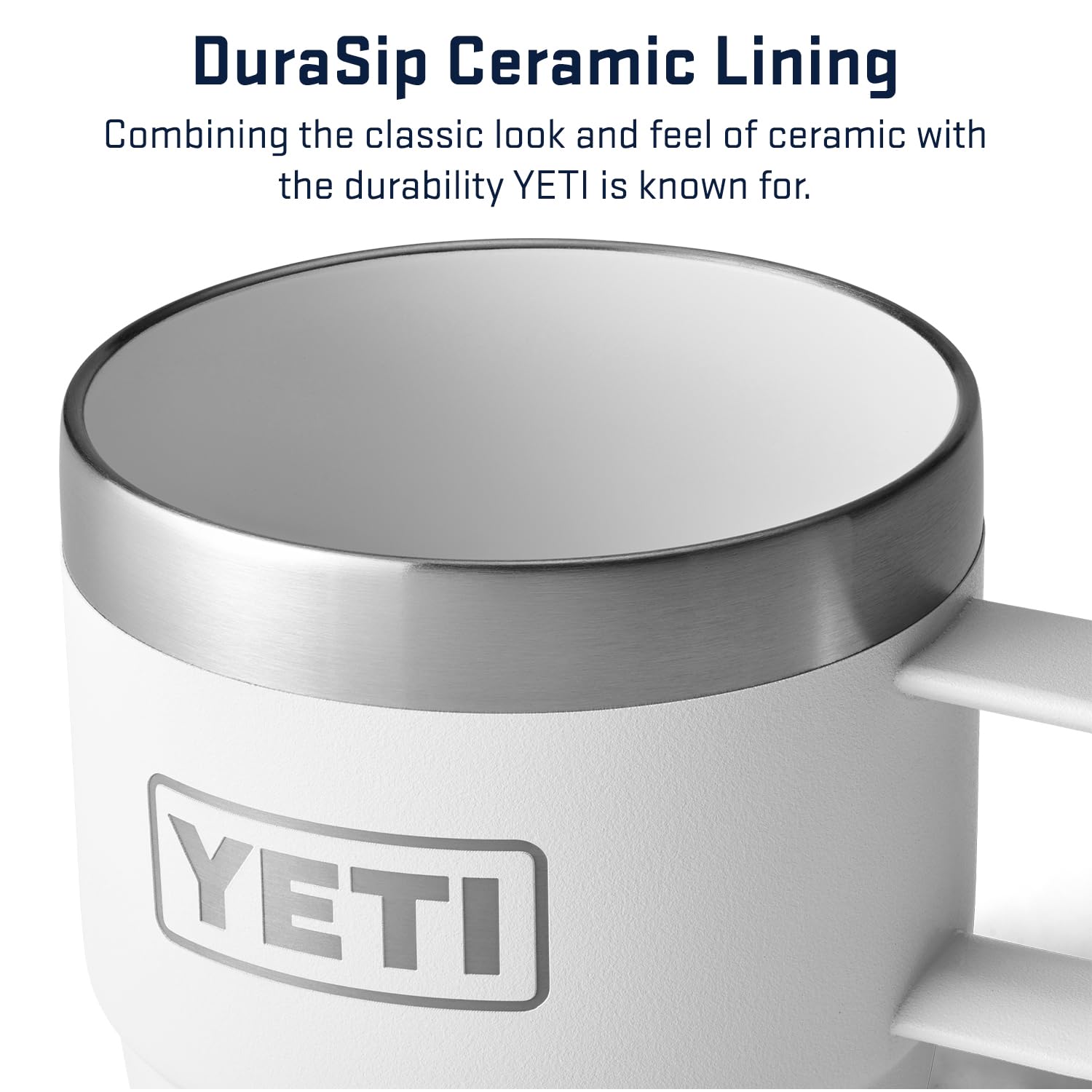 Foto 4 pulgar | Taza Yeti Rambler Apilable De Acero Inoxidable De 180 Ml, 2 Unidades, Color Blanco - Venta Internacional.