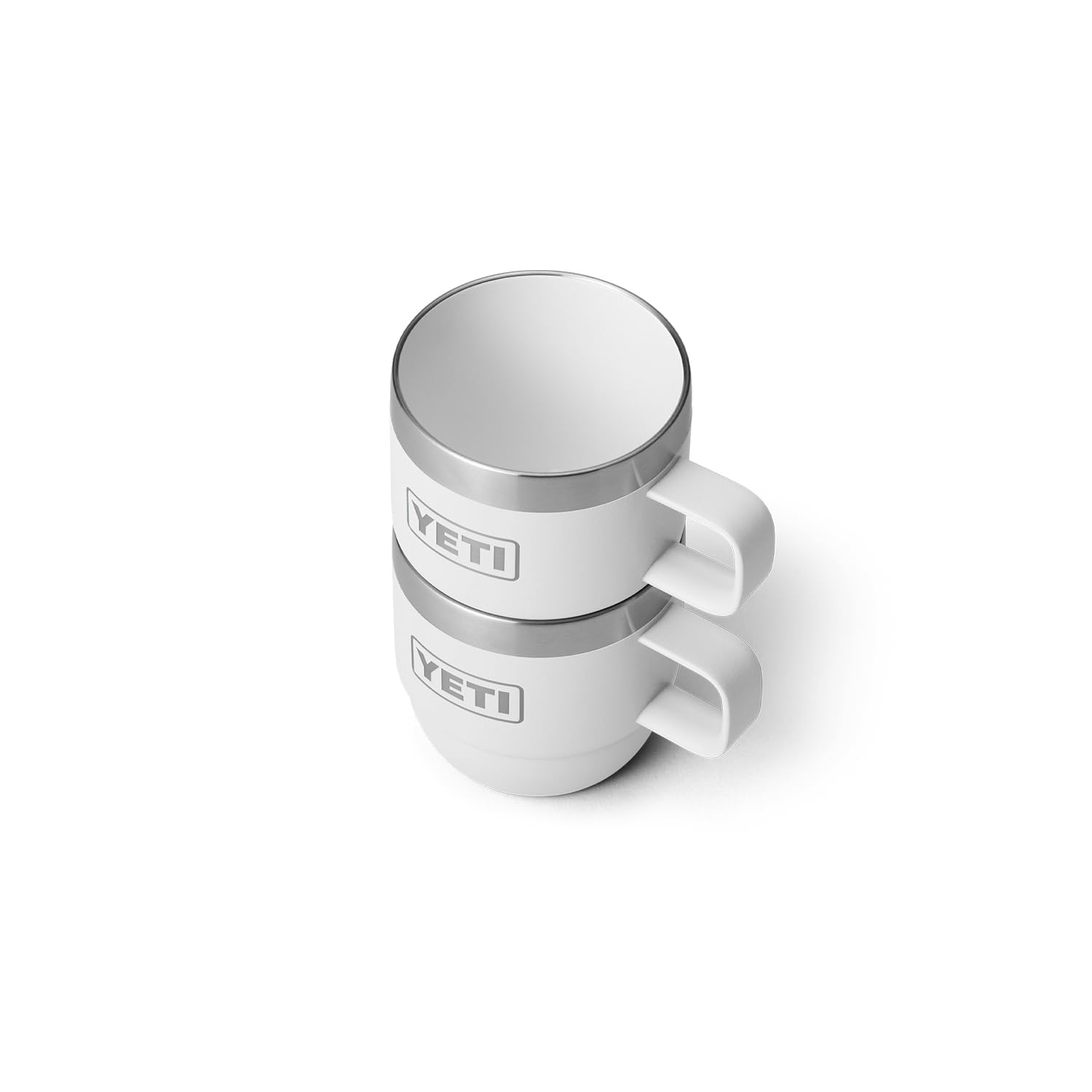 Foto 8 pulgar | Taza Yeti Rambler Apilable De Acero Inoxidable De 180 Ml, 2 Unidades, Color Blanco - Venta Internacional.