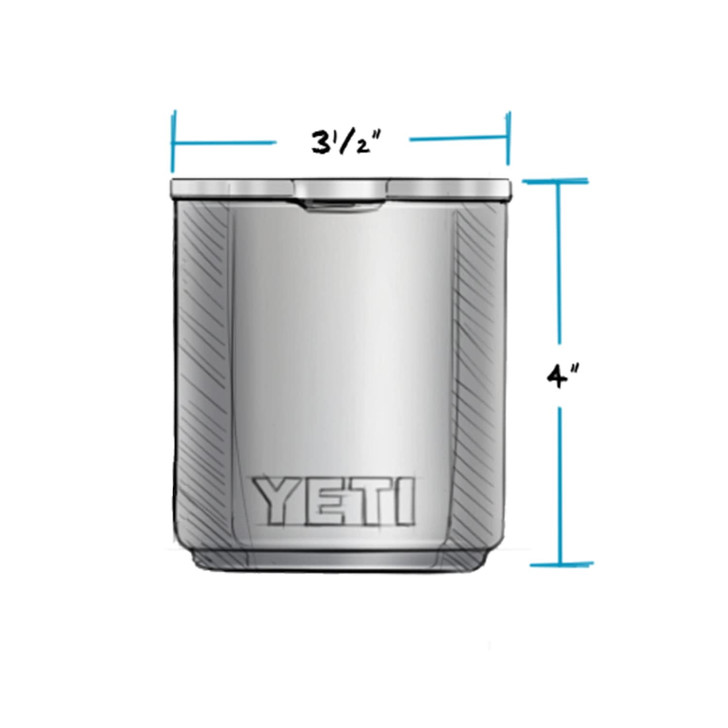 Foto 5 pulgar | Vaso Yeti Rambler Lowball 2.0 Apilable De 295 Ml Con Tapa Rescue Red - Venta Internacional.