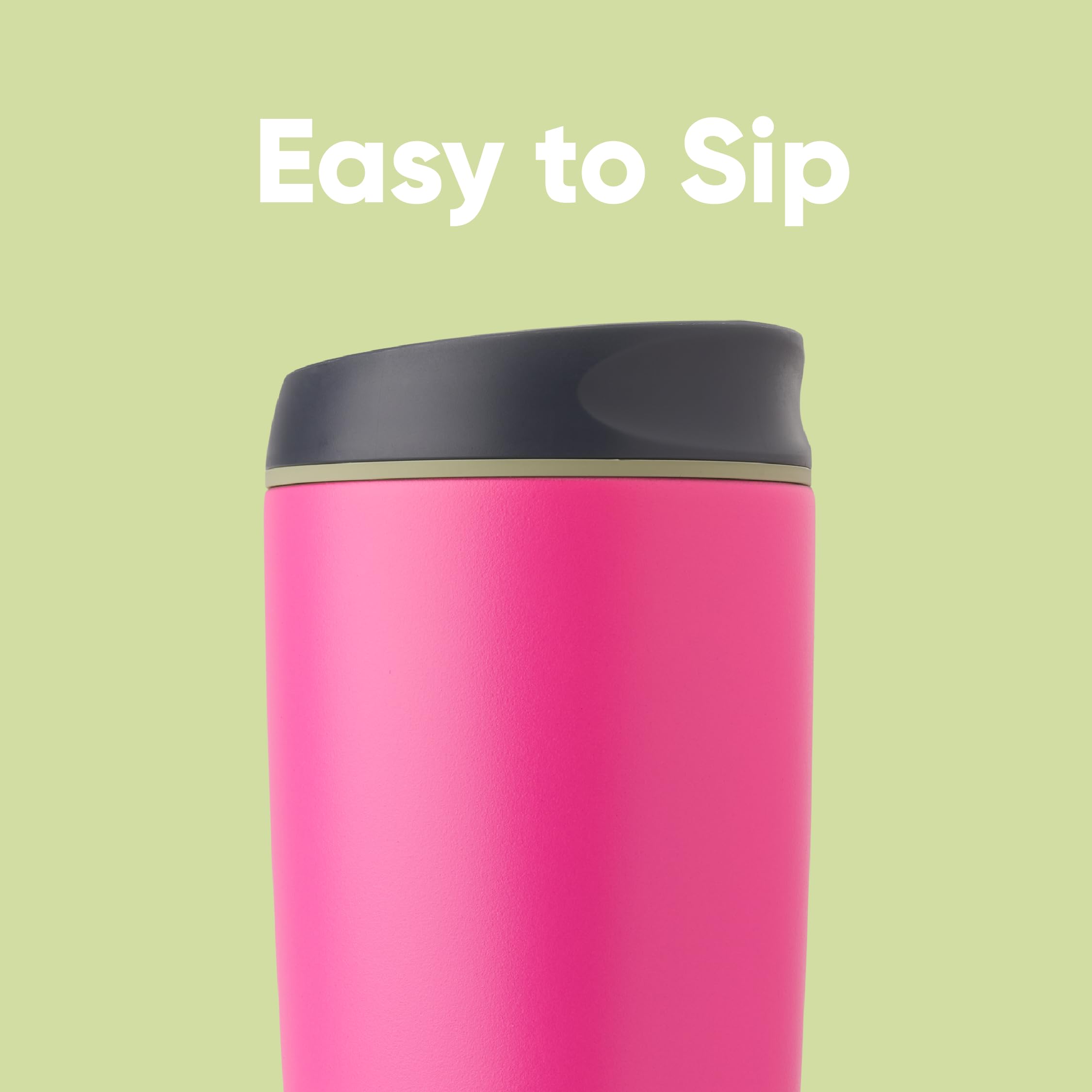 Foto 3 pulgar | Vaso De Café Owala Smoothsip Con Aislamiento, 600 Ml, Acero Rosa - Venta Internacional.
