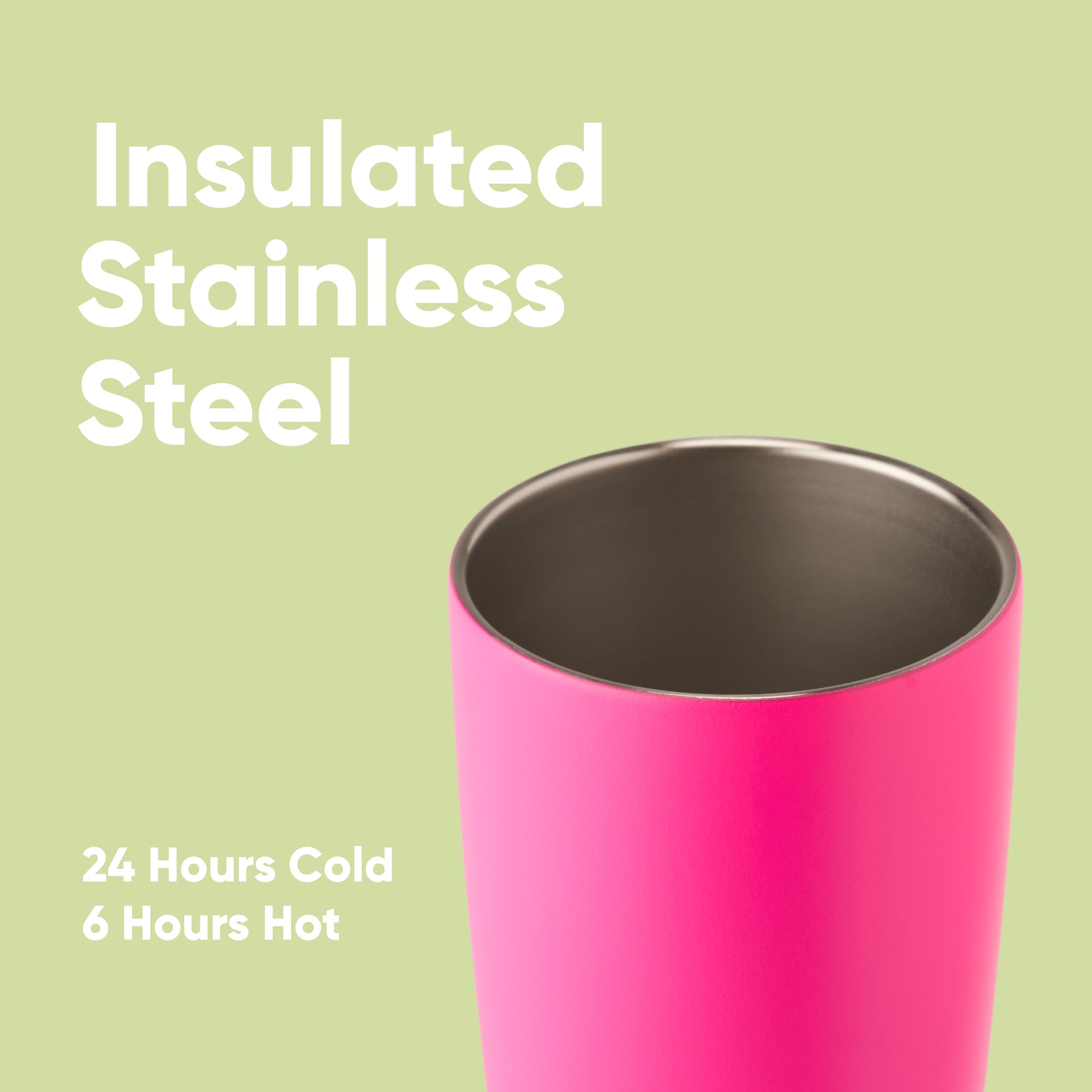 Foto 5 pulgar | Vaso De Café Owala Smoothsip Con Aislamiento, 600 Ml, Acero Rosa - Venta Internacional.