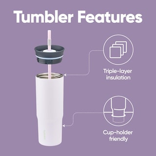 Foto 2 | Vaso De Viaje Owala De Acero Inoxidable De 710 Ml Con Triple Aislamiento - Venta Internacional.