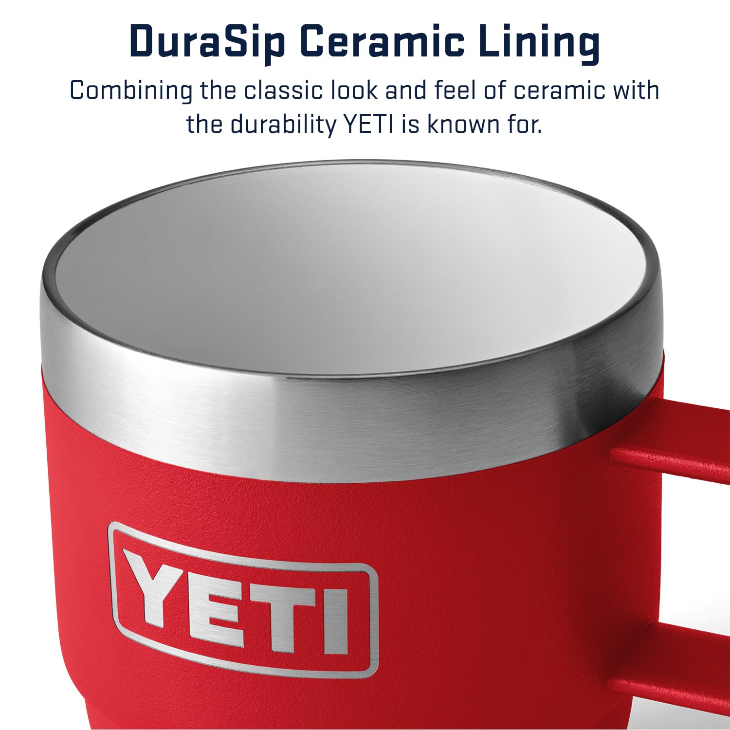 Foto 4 pulgar | Taza Yeti Rambler Apilable De Acero Inoxidable De 180 Ml, 2 Unidades, Color Rojo - Venta Internacional.