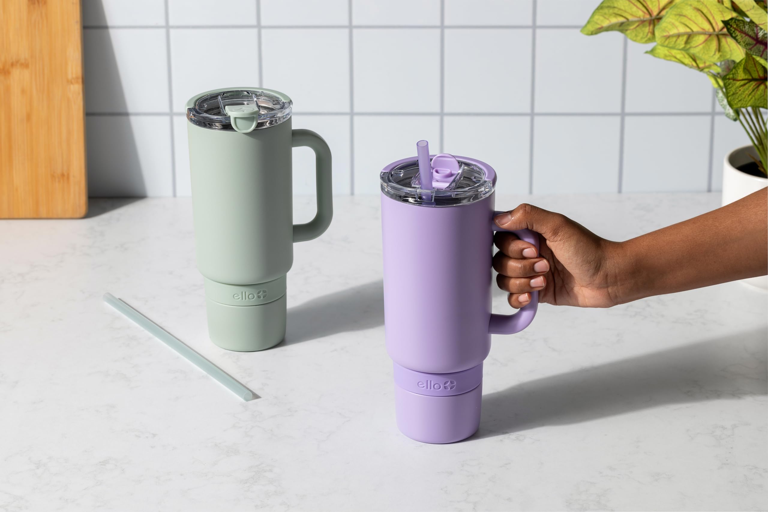 Foto 2 | Tumbler Ello Port De Acero Inoxidable Con Aislamiento Al Vacío De 1,2 L - Venta Internacional.