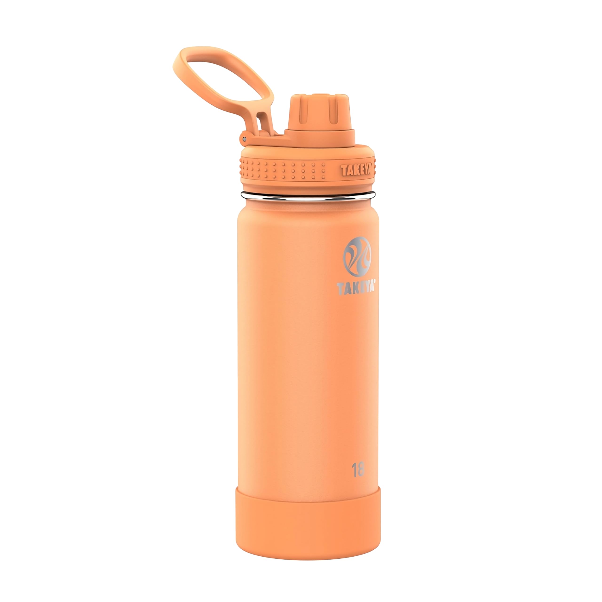 Foto 2 pulgar | Botella De Agua Takeya Actives Con Aislamiento Al Vacío De 530 Ml, Color Naranja Tarta - Venta Internacional.