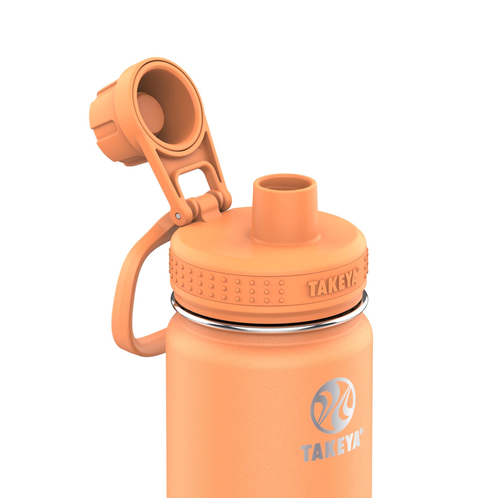 Foto 3 pulgar | Botella De Agua Takeya Actives Con Aislamiento Al Vacío De 530 Ml, Color Naranja Tarta - Venta Internacional.