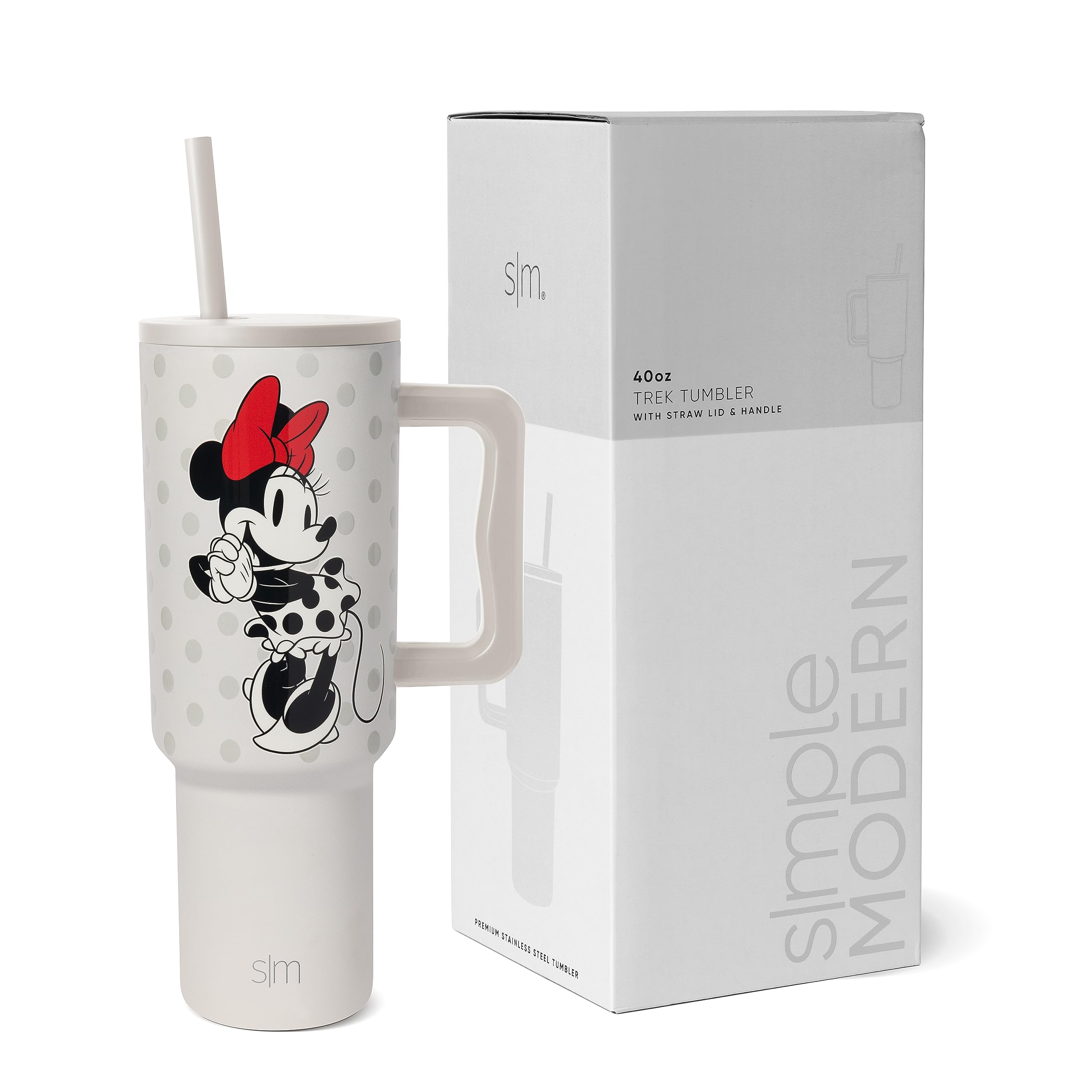Botella De Agua Simple Modern Disney Trek 1.2 L Minnie Mouse Love - Venta Internacional.