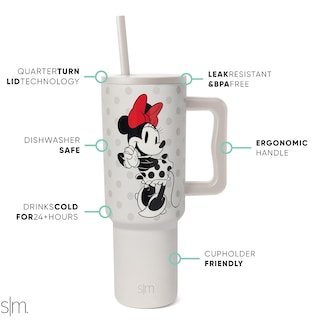 Foto 2 | Botella De Agua Simple Modern Disney Trek 1.2 L Minnie Mouse Love - Venta Internacional.