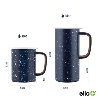 Foto 4 | Taza De Viaje Ello Campy Con Aislamiento Al Vacío, 530 Ml, Xavier Navy - Venta Internacional.