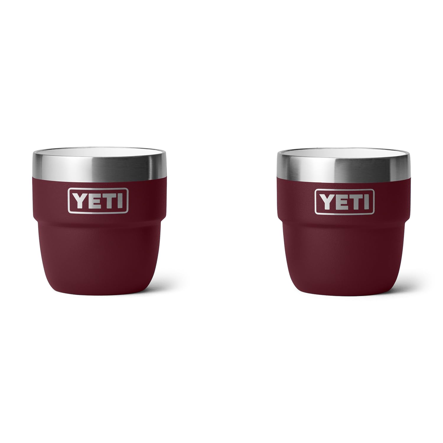Taza Yeti Rambler De Acero Inoxidable Con Aislamiento Al Vacío De 120 Ml, Paquete De 2 - Venta Internacional.