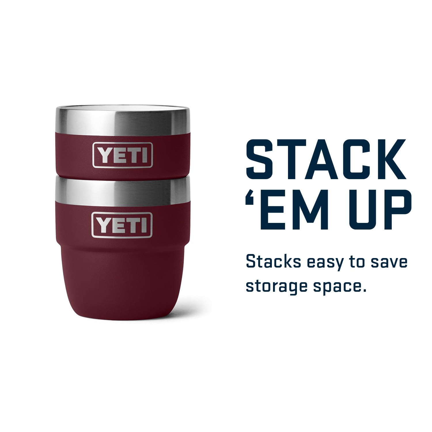 Foto 6 pulgar | Taza Yeti Rambler De Acero Inoxidable Con Aislamiento Al Vacío De 120 Ml, Paquete De 2 - Venta Internacional.