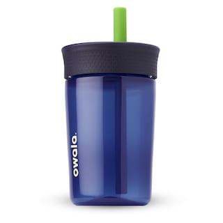 Foto 1 | Vaso Owala Kids De Plástico Sin Bpa, 450 Ml, Con Pajita, Azul Marino Y Azul - Venta Internacional.