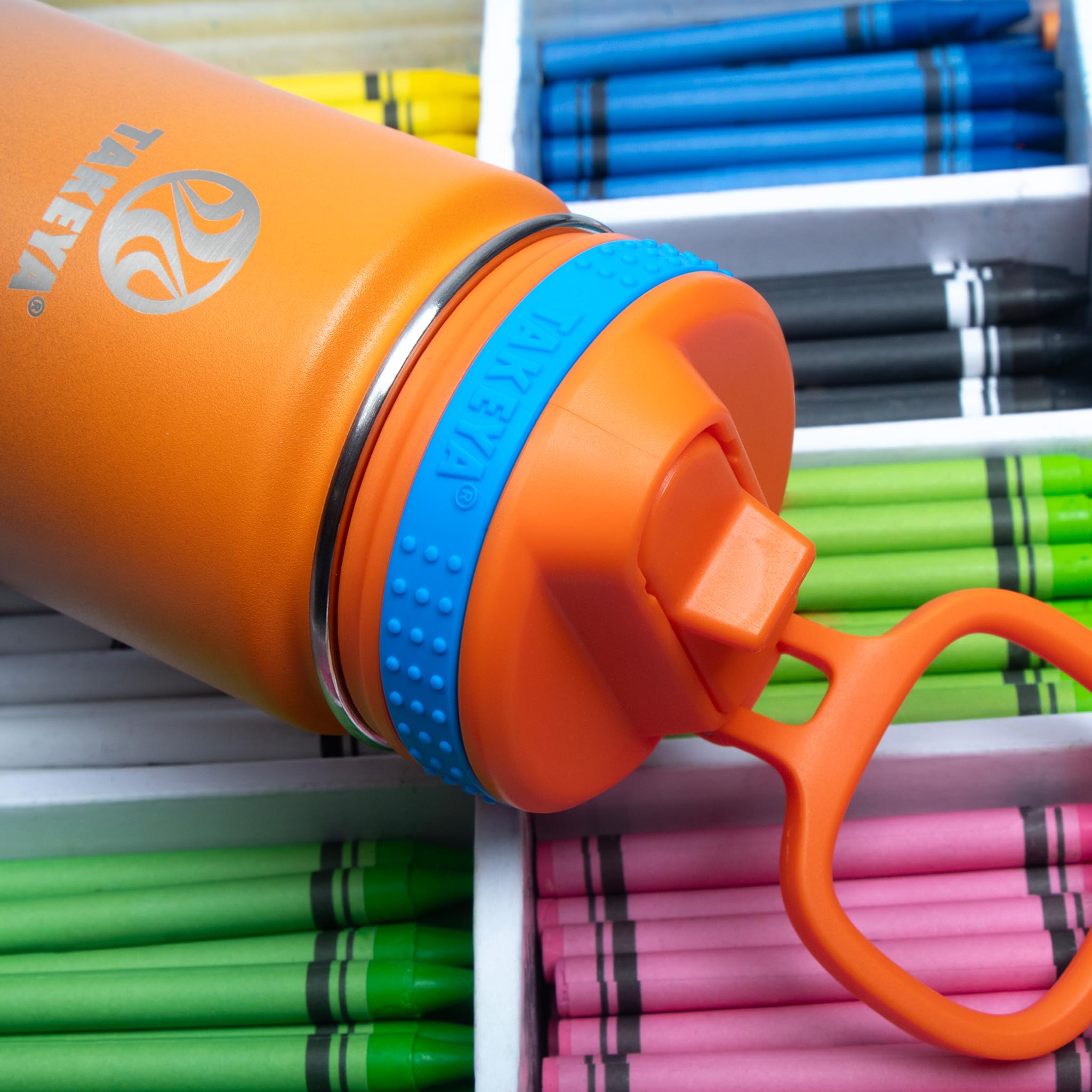 Foto 5 pulgar | Botella De Agua Takeya Actives De Acero Inoxidable De 530 Ml Con Pajita - Venta Internacional.