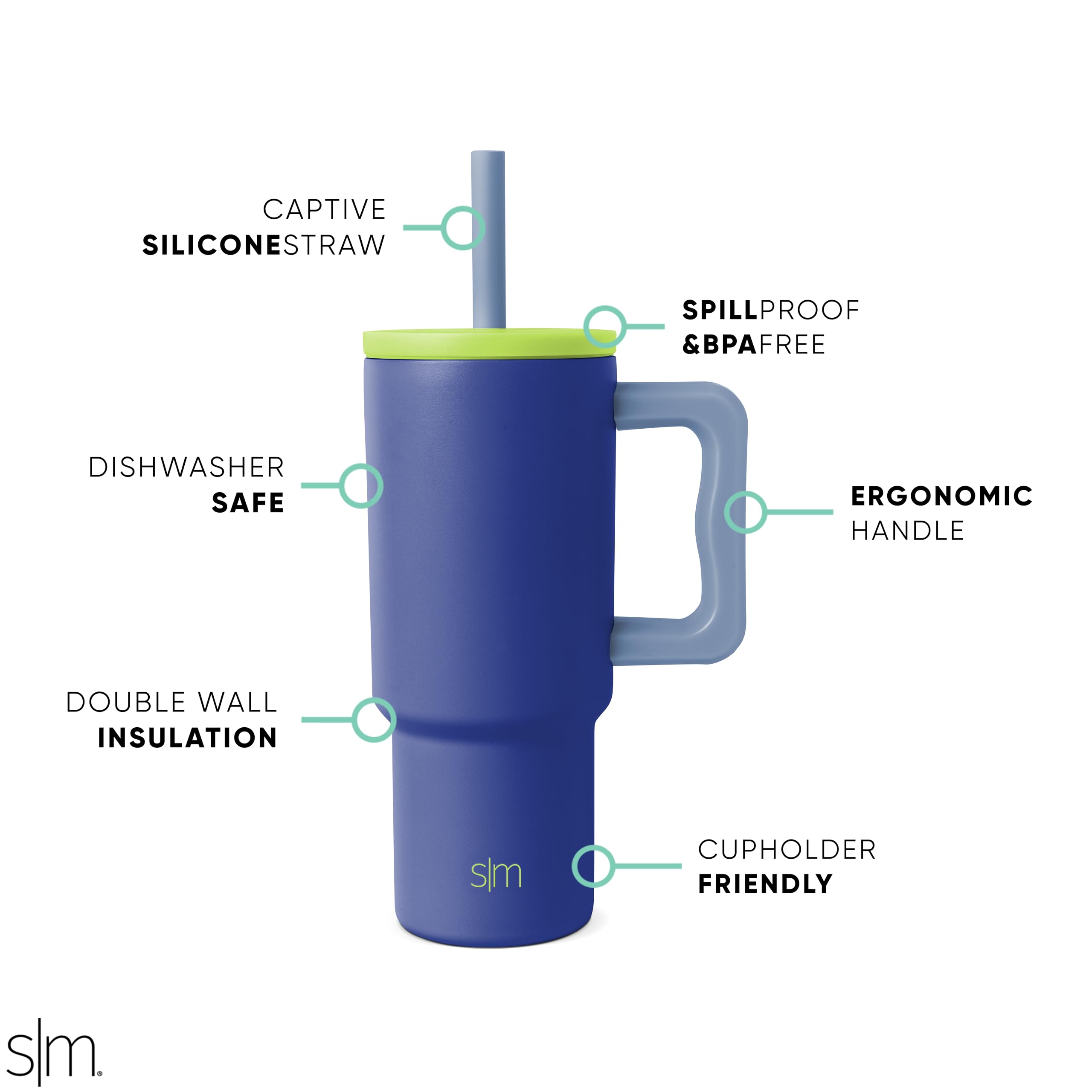 Foto 3 pulgar | Vaso Simple Modern Kids Trek Collection 700 Ml Con Asa - Venta Internacional.
