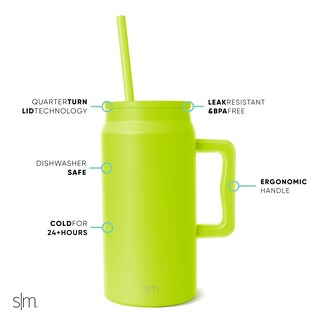 Foto 2 | Taza Simple Modern Trek De 1,5 Litros Con Asa Y Tapa Con Pajita - Venta Internacional.