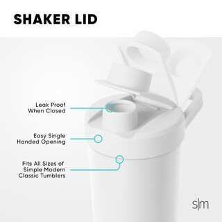 Foto 3 | Botella Mezcladora Simple Modern Rally Winter White 700 Ml - Venta Internacional.