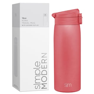 Foto 1 | Taza De Café Thermos Travel, Sencilla Y Moderna, Kona, 473 Ml, Color Coral Especiado - Venta Internacional.