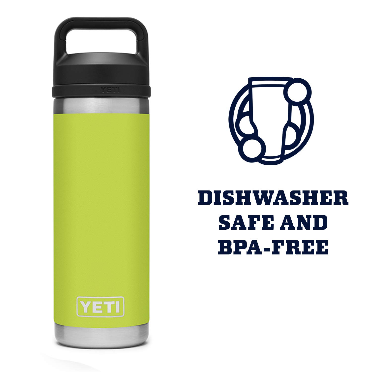 Foto 6 pulgar | Botella De Agua Yeti Rambler 530 Ml Con Aislamiento Al Vacío De Acero Inoxidable - Venta Internacional.