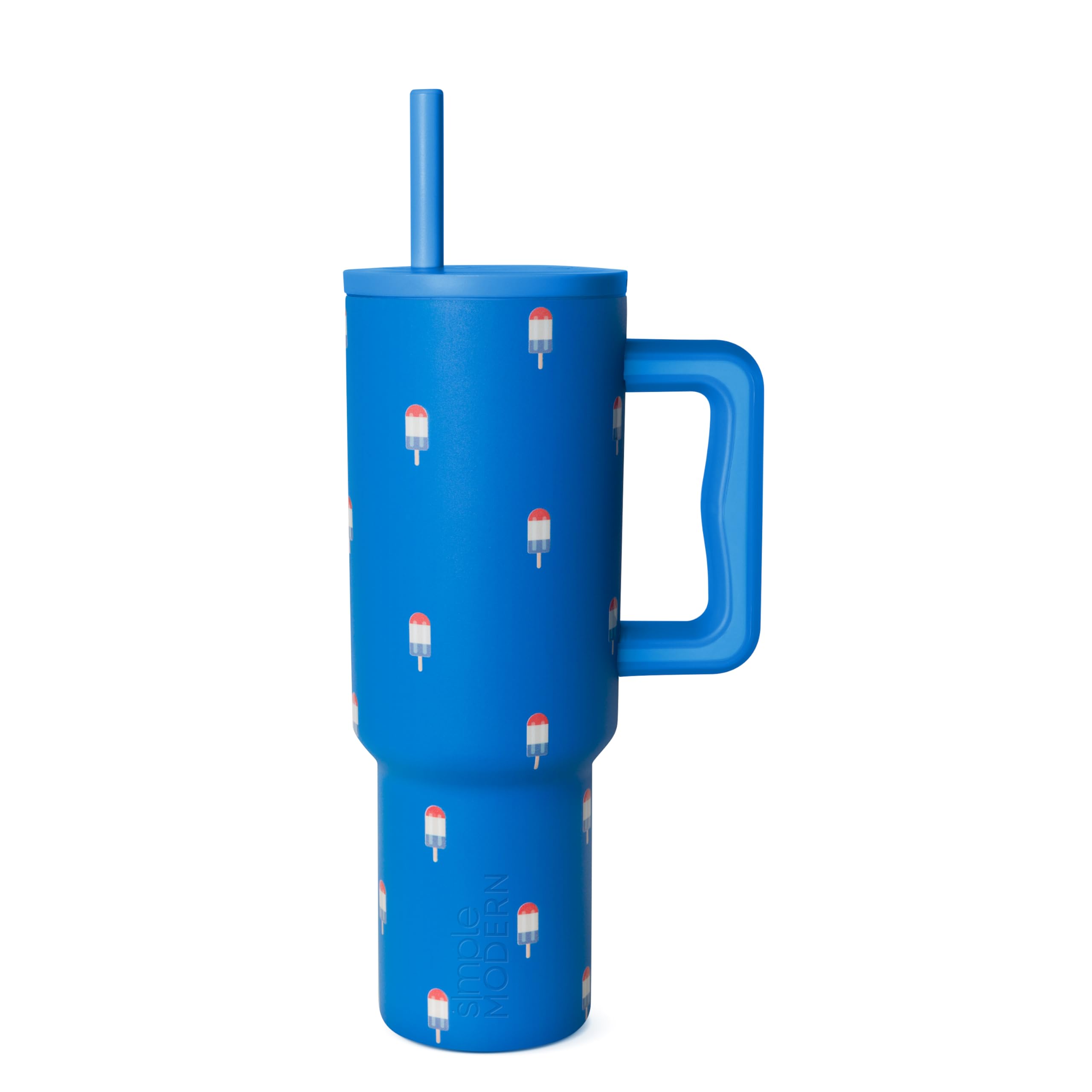 Vaso Simple Modern Trek Signature De 1,2 L Con Asa Y Pajita - Venta Internacional.