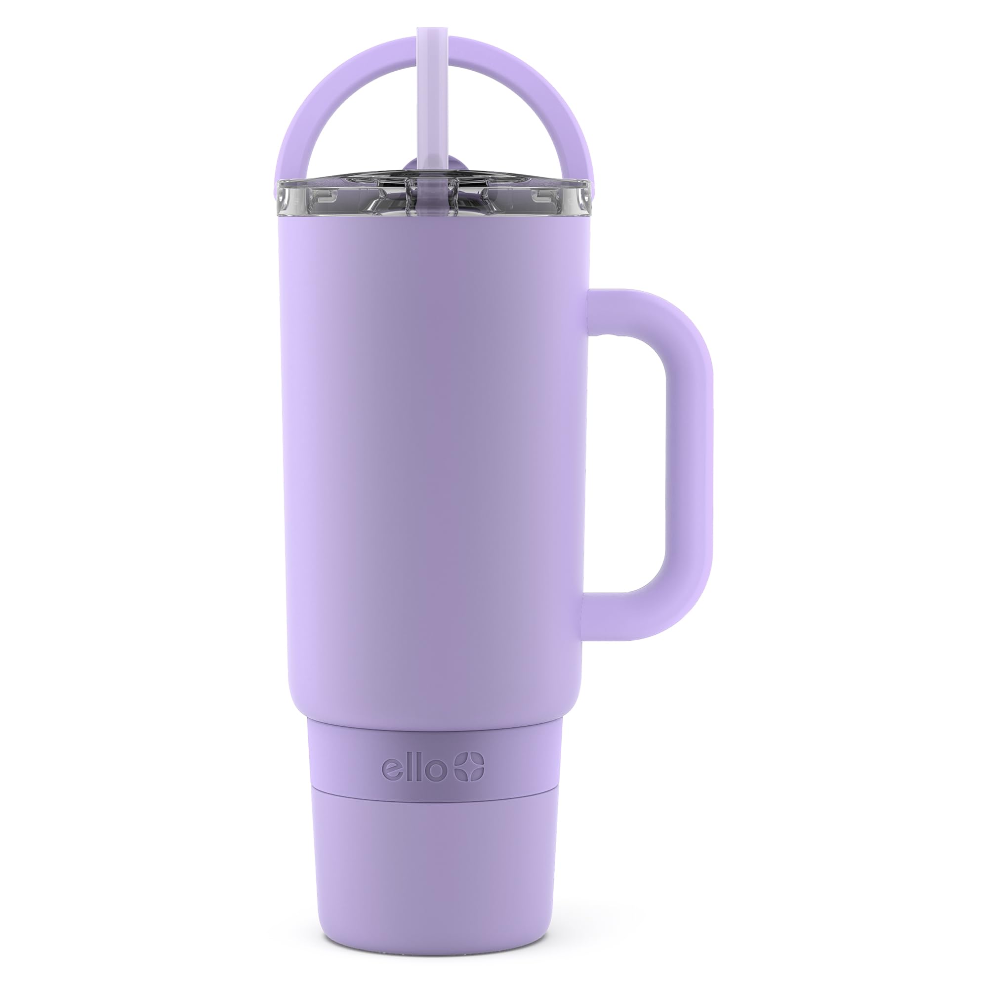 Botella De Agua Ello Port 1.2 L Con Aislamiento Al Vacío, Color Lila - Venta Internacional.