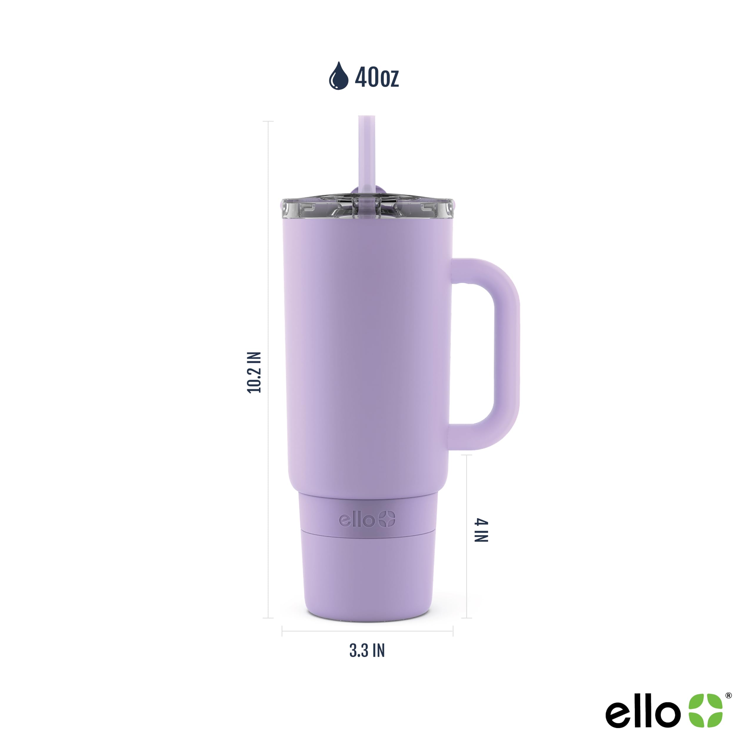 Foto 4 pulgar | Botella De Agua Ello Port 1.2 L Con Aislamiento Al Vacío, Color Lila - Venta Internacional.