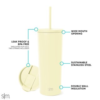 Foto 2 | Vaso Aislante Simple Modern Classic De Acero Inoxidable De 710 Ml - Venta Internacional.