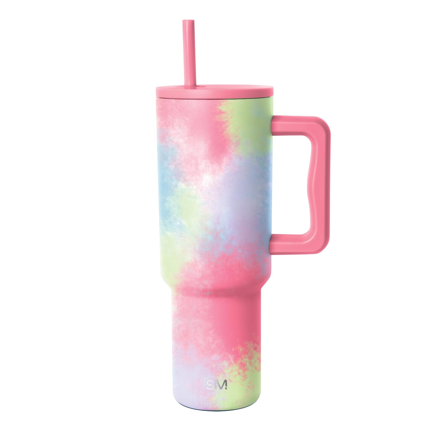 Vaso Simple Modern Trek De 1,2 L Con Asa Y Tapa Con Pajita Ss - Venta Internacional.