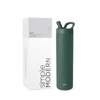 Foto 1 | Botella De Agua Simple Modern Mesa De 700 Ml Con Tapa De Pajita Forest - Venta Internacional.