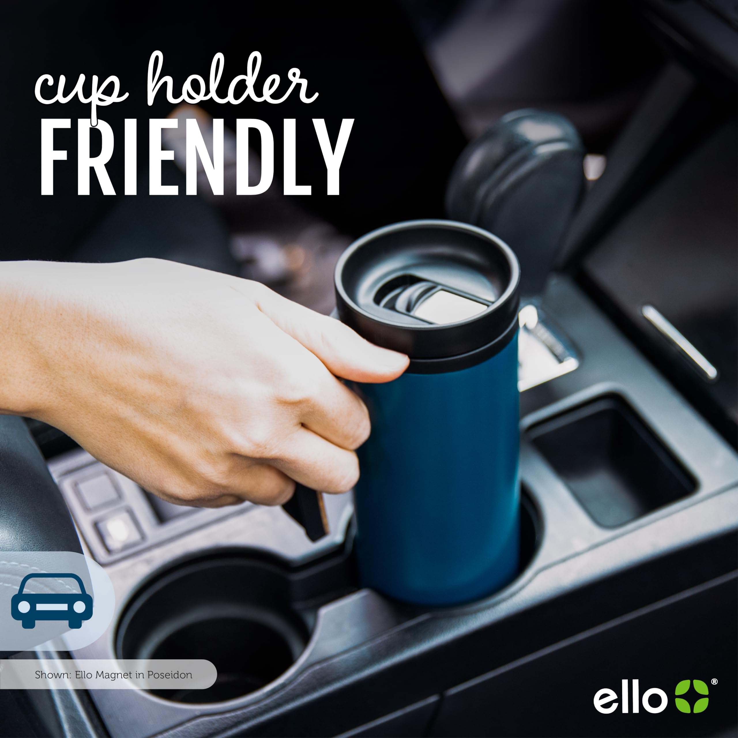 Foto 6 pulgar | Taza De Viaje Ello Magnet Con Aislamiento Al Vacío, 530 Ml, Acero Inoxidable - Venta Internacional.
