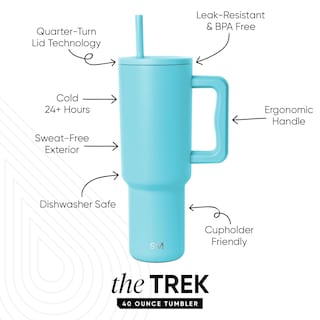 Foto 2 | Vaso Simple Modern Trek Collection 1.2 L De Acero Inoxidable - Venta Internacional.