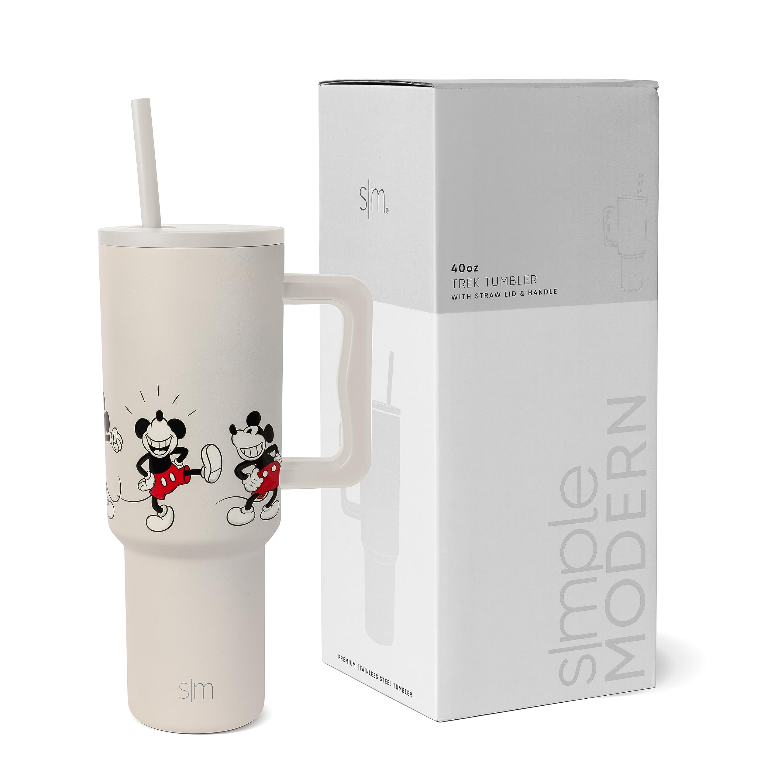 Vaso Simple Modern Disney Trek De 1,2 L Con Asa Y Pajita - Venta Internacional.