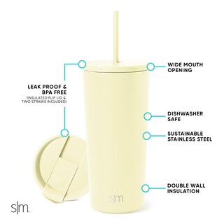 Foto 2 | Vaso Aislante Simple Modern Classic De Acero Inoxidable De 590 Ml - Venta Internacional.