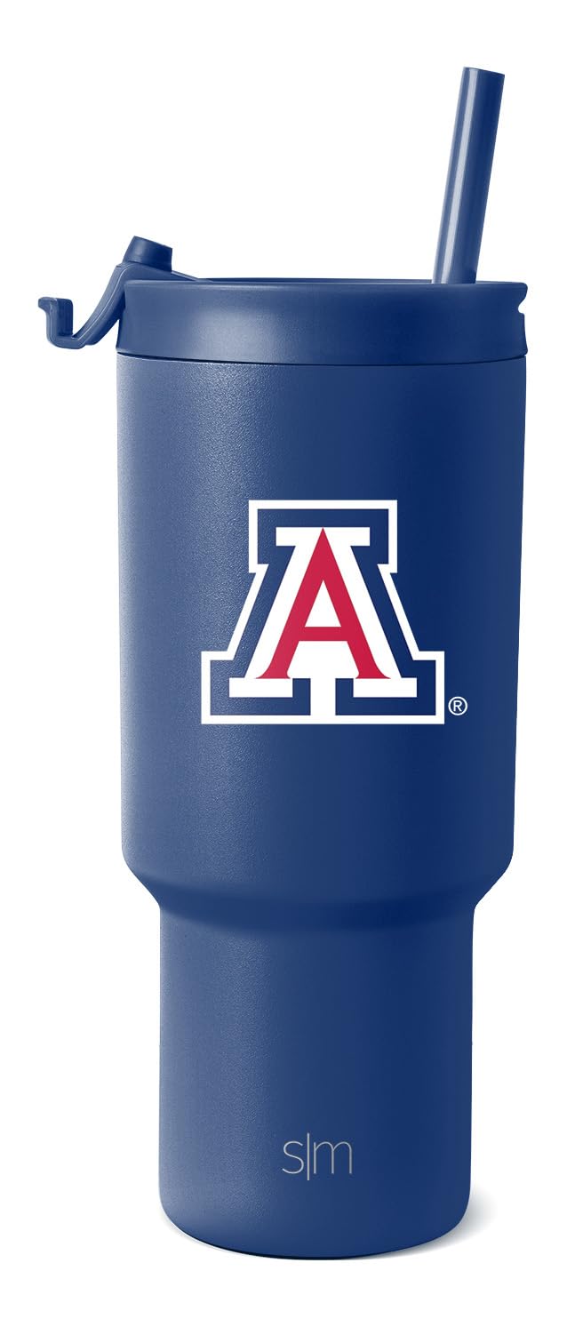 Foto 2 pulgar | Vaso Simple Modern Arizona Wildcats De Acero Inoxidable De 900 Ml - Venta Internacional.