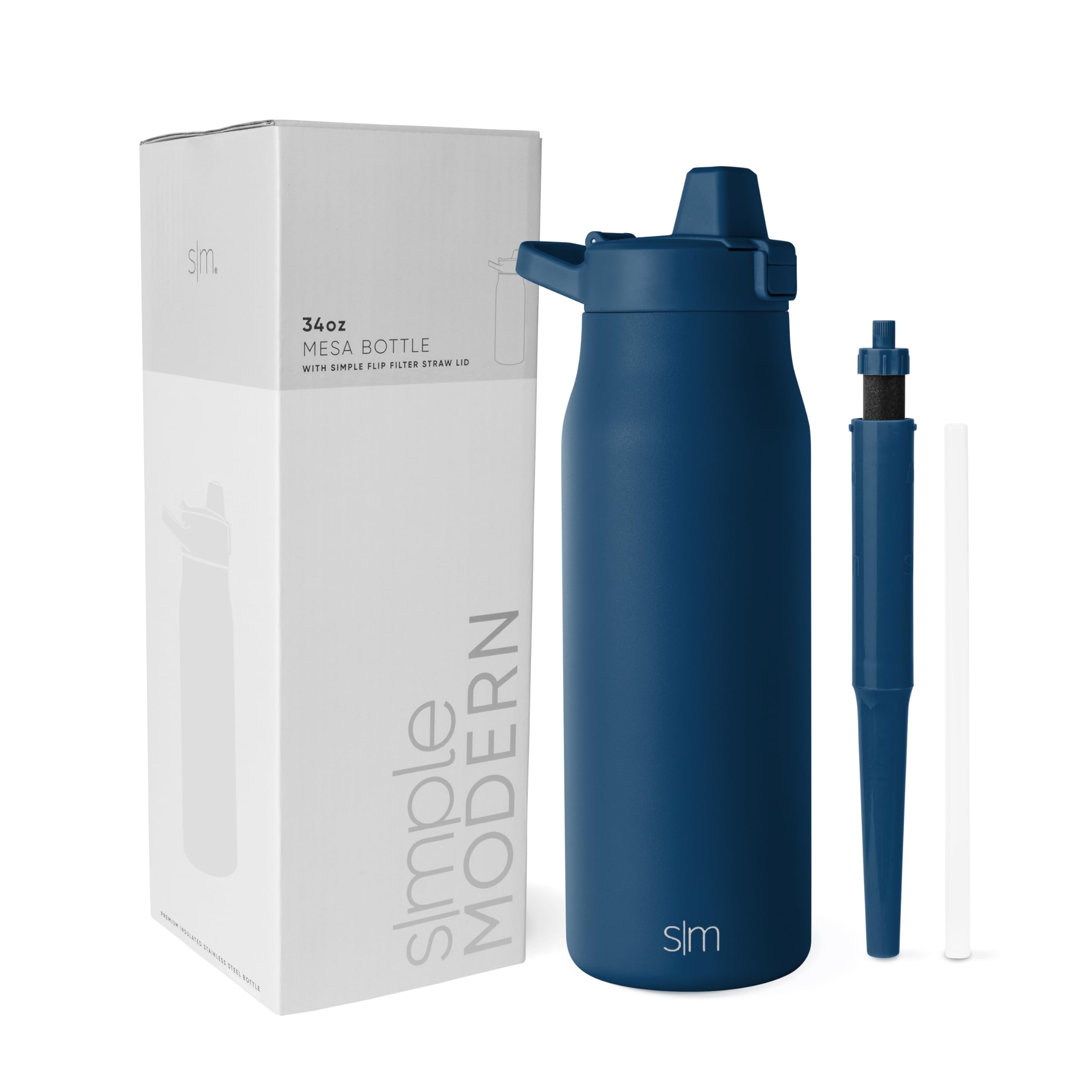 Foto 1 | Botella De Agua Slumberland, Simple Y Moderna, De Acero Inoxidable Filtrado, 1 Litro - Venta Internacional.