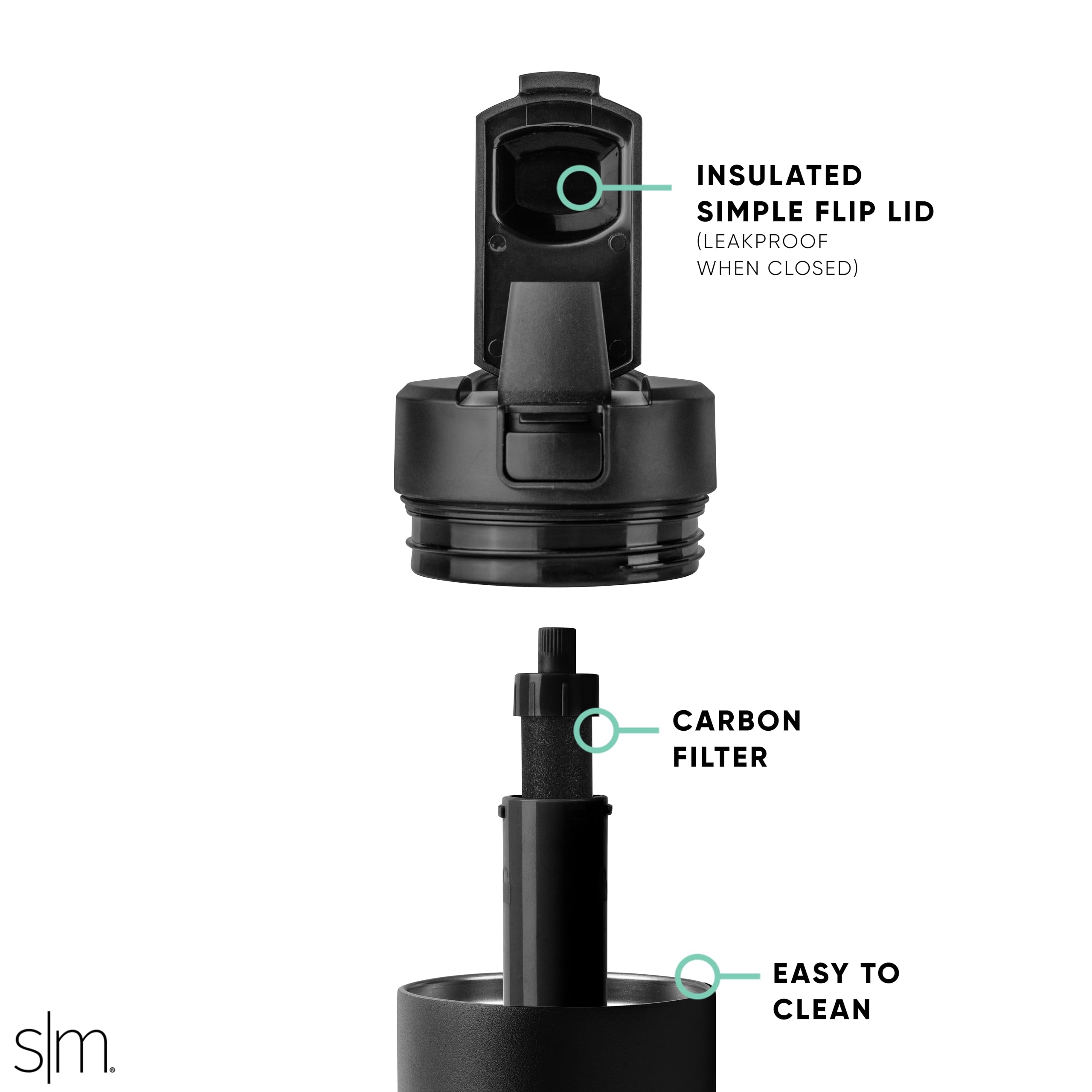 Foto 4 pulgar | Botella De Agua Slumberland, Simple Y Moderna, De Acero Inoxidable Filtrado, 1 Litro - Venta Internacional.