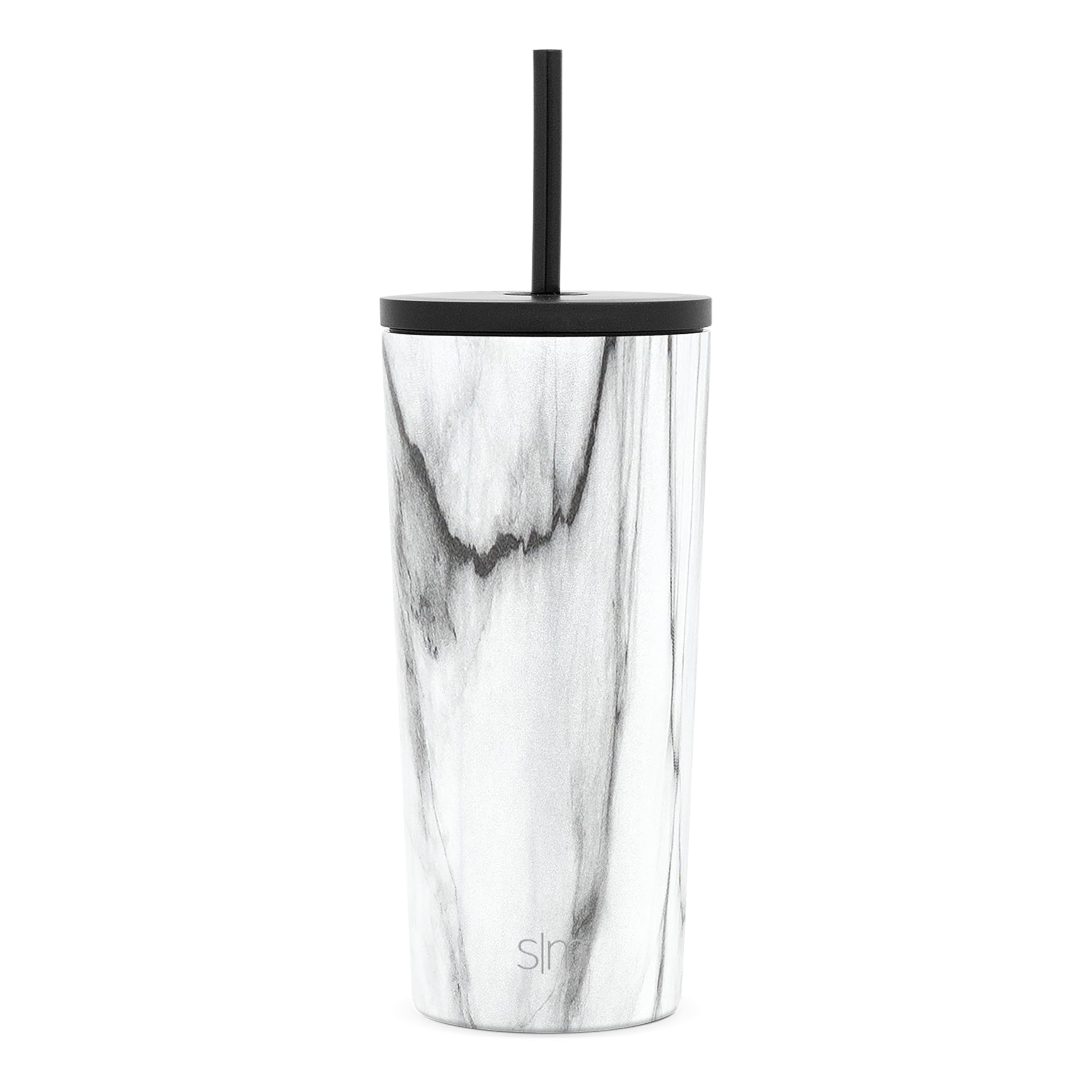 Vaso Aislante, Simple, Moderno, Clásico, De Mármol De Carrara, 590 Ml - Venta Internacional.