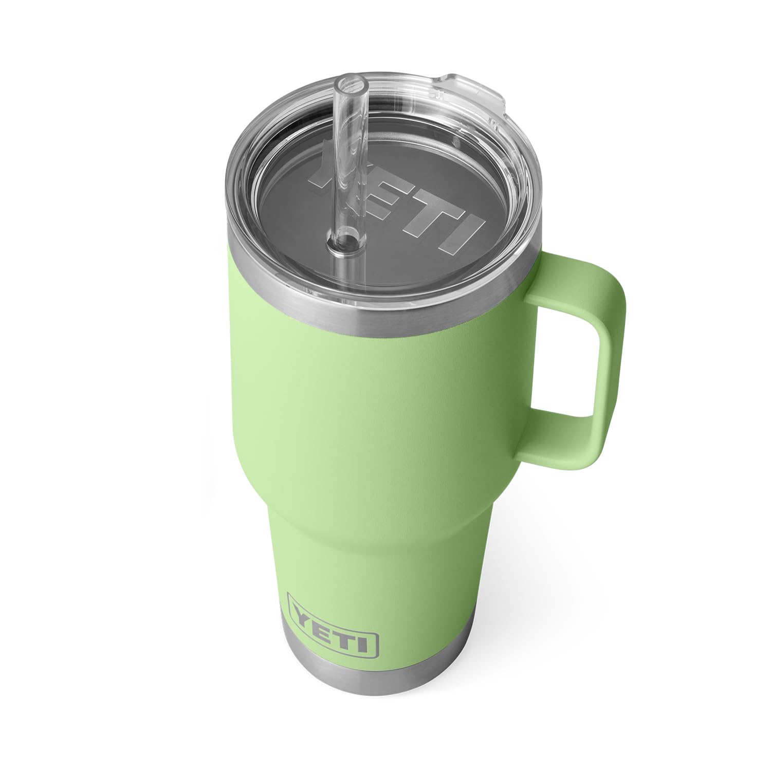 Taza Yeti Rambler De 1 Litro Con Tapa De Pajita, Aislada Al Vacío, Inoxidable - Venta Internacional.